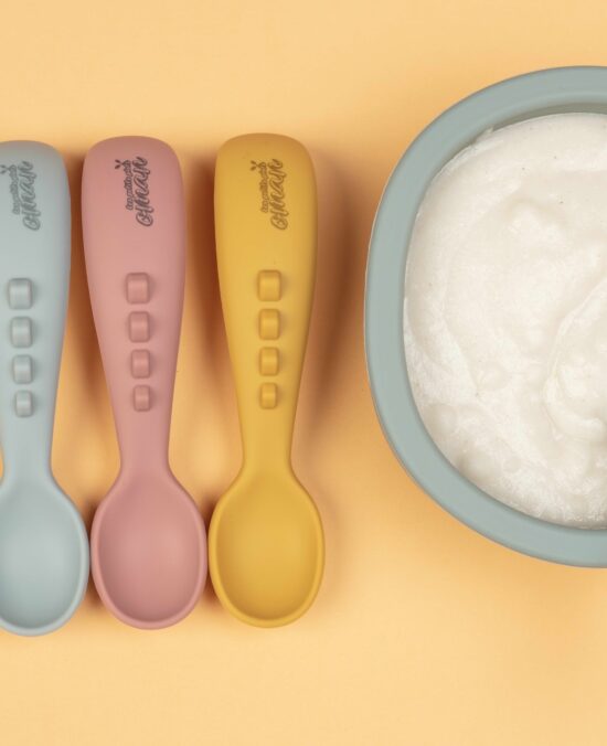 Cuillères ergonomiques 100% silicones